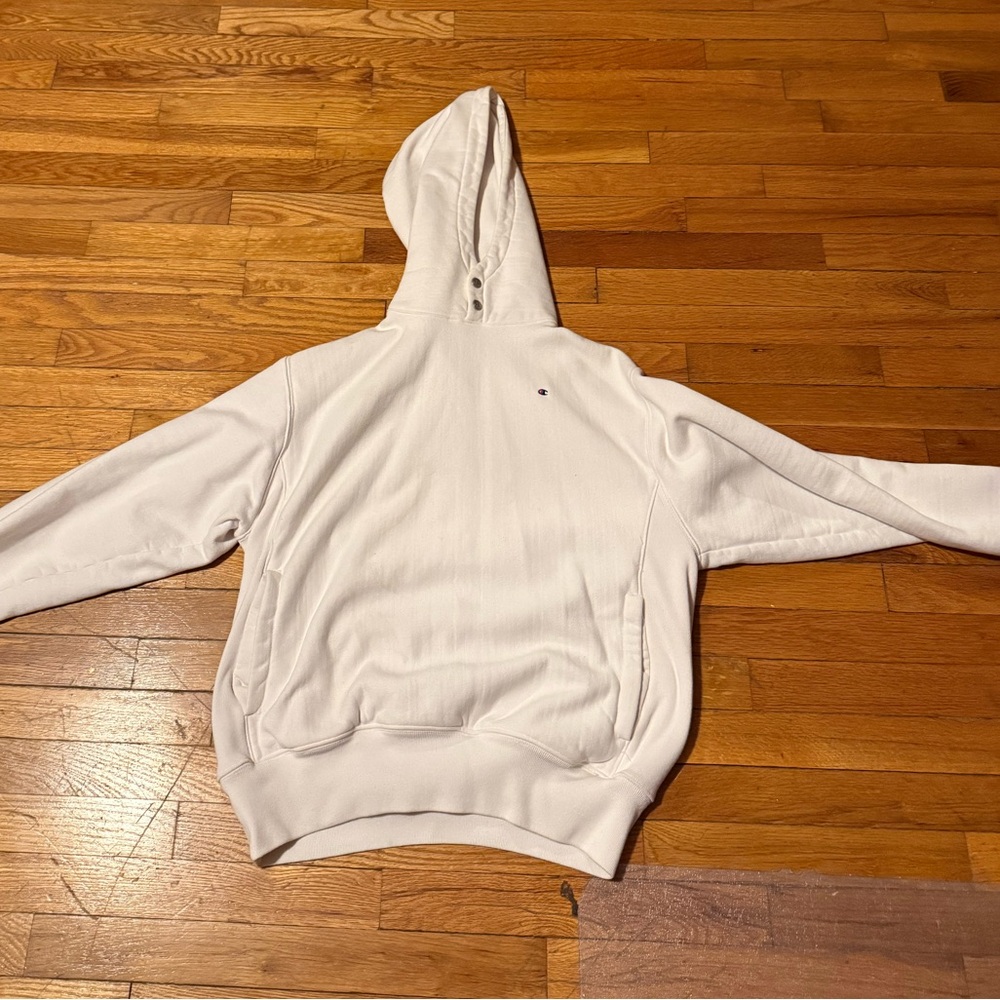 Champion White Hoodie
